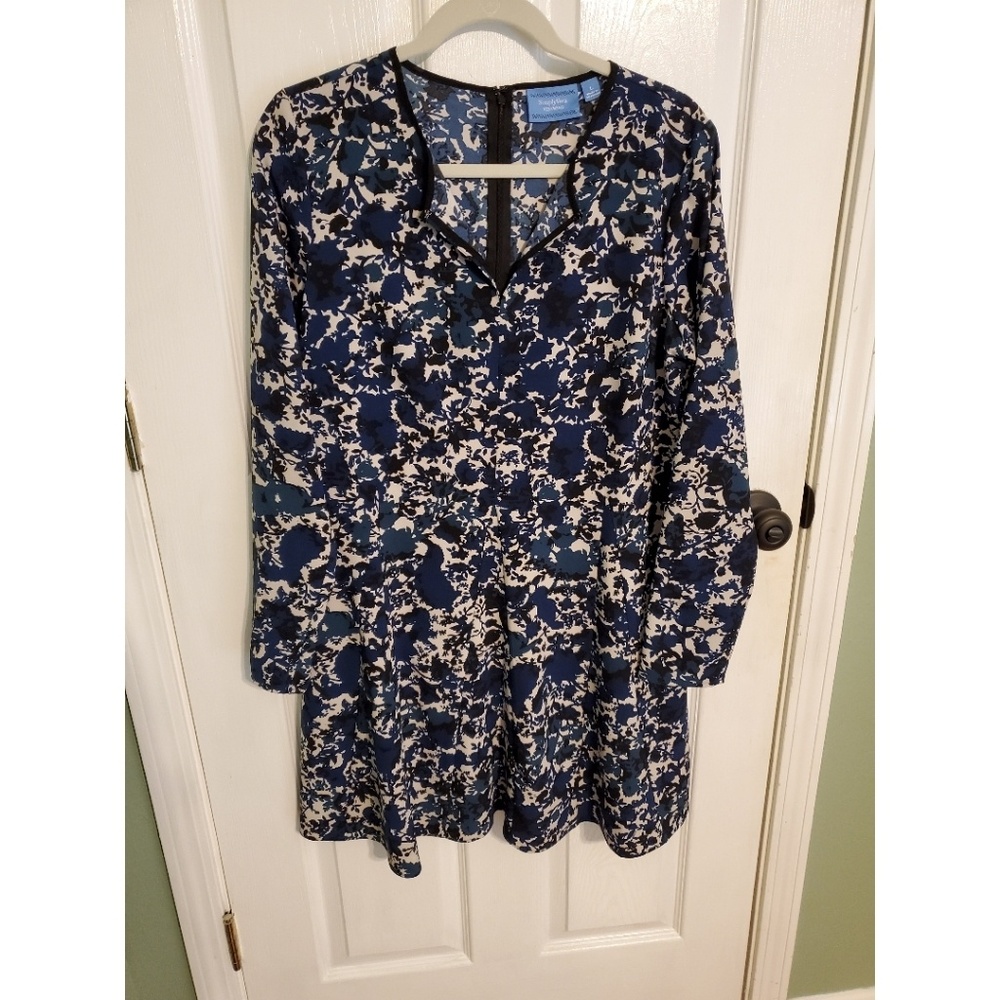 Simply Vera Vera Wang long sleeve floral dress